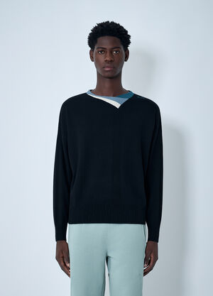 Kiko Kostadinov Wool-Blend Sweater Black kko0162008