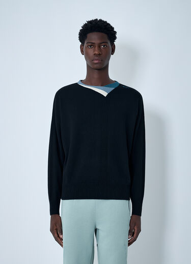 Kiko Kostadinov Wool-Blend Sweater Black kko0162008