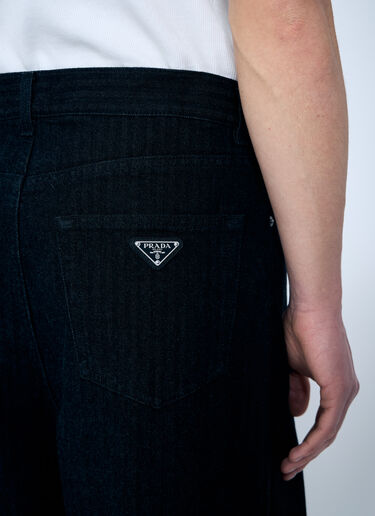 Prada Five-Pocket Jeans Black pra0160011