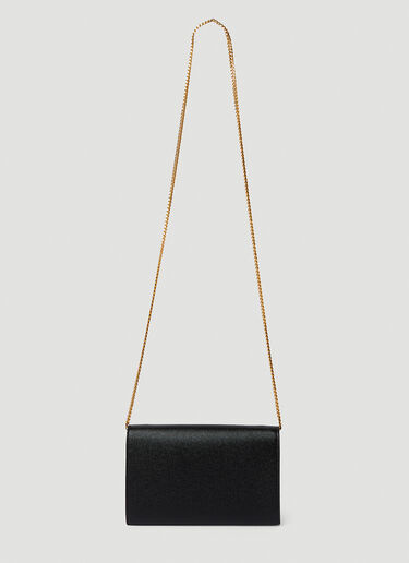 Saint Laurent Envelope Chain Shoulder Bag Black sla0239036