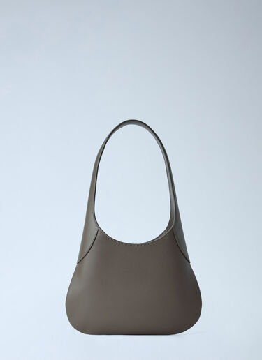 LN-CC® - Khaite: Small Joan Leather Hobo Bag - Khaki Khaite Small Joan Leather Hobo Bag Khaki kha0265023