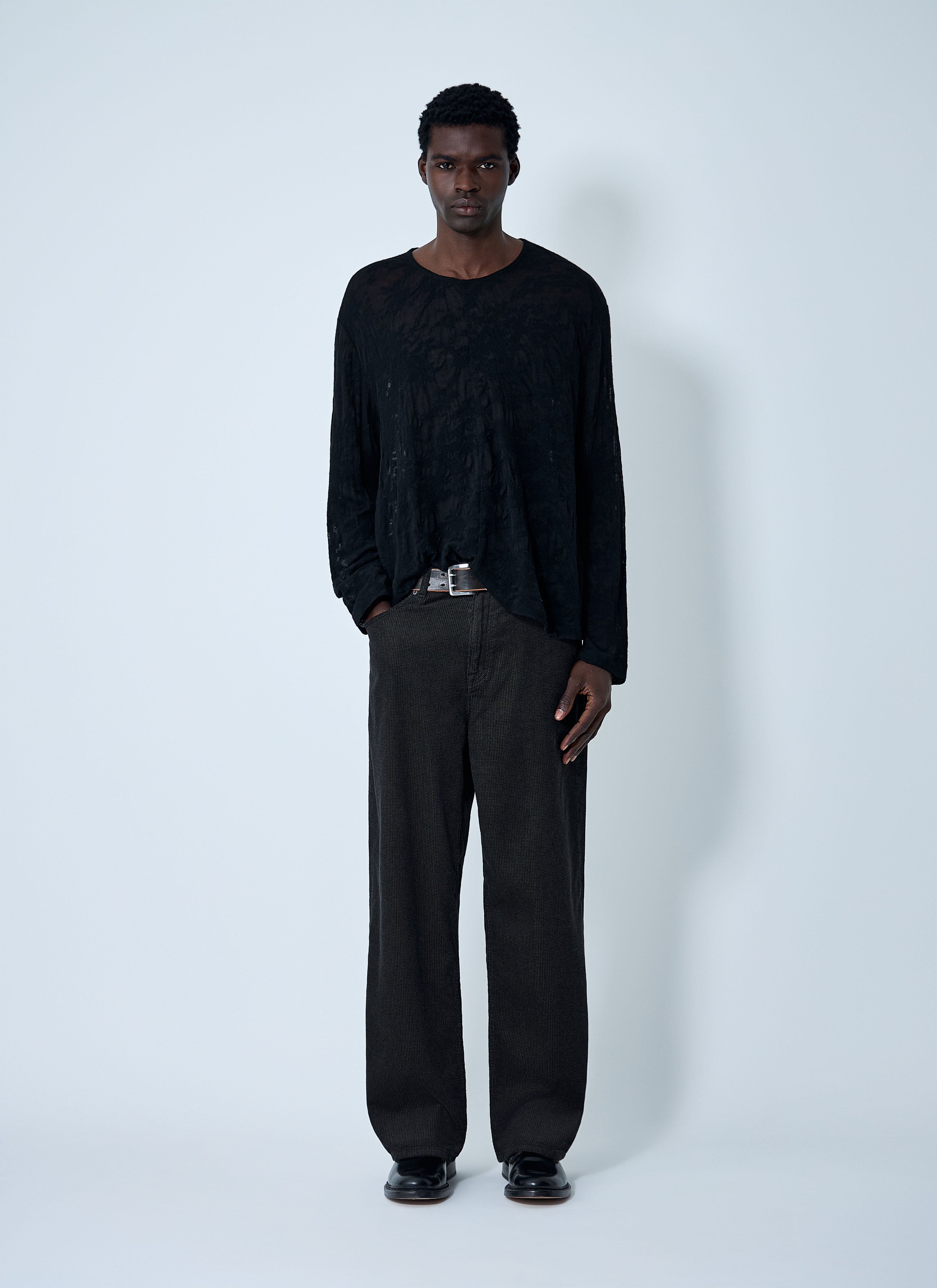 Our Legacy Men's' Double Lock U Sweater in Black | LN-CC®