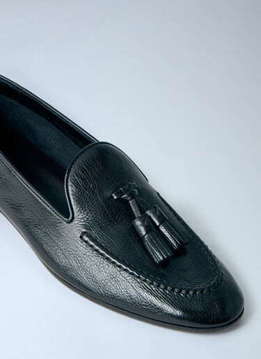 LN-CC® - The Row: Caden Loafers - Black The Row Caden Loafers Black row0266035