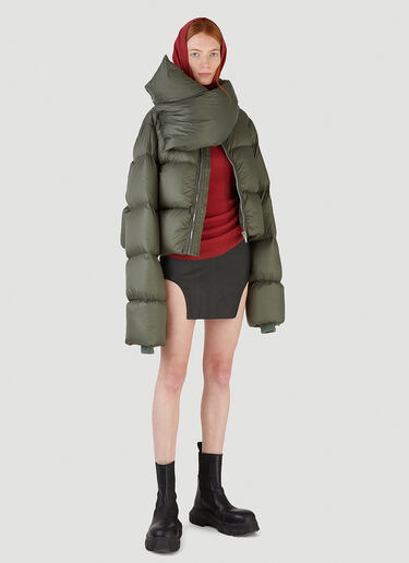 Turtleneck Ribbed-Knit Top Rick Owens Turtleneck Ribbed-Knit Top Red ric0245027