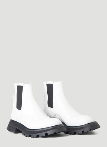 Alexander McQueen Tread Chelsea Boots White amq0246015
