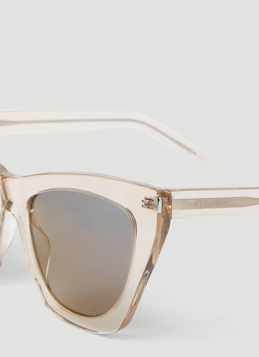 Saint Laurent SL 214 케이트 선글라스 베이지 sla0251203