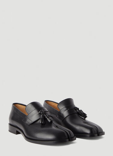 Maison Margiela Tabi Leather Loafers Black mla0145031