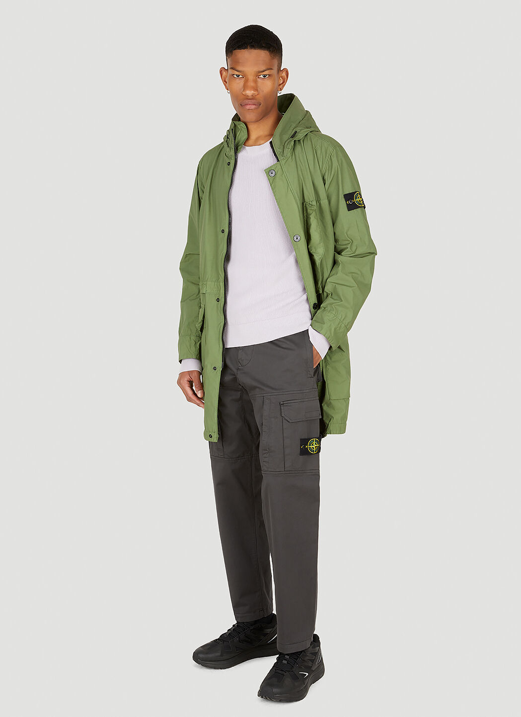 Stone island parka coat store