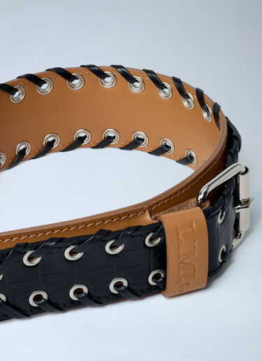 Loop Eyelet Headband Yohji Yamamoto Loop Eyelet Headband Camel yoy0262026