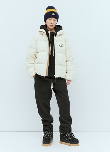 Moncler x Palm Angels Dendrite 羊毛羽绒服  白色 mpa0255003