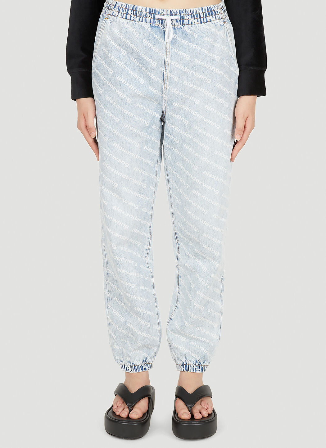 Alexander wang new arrivals denim track pants