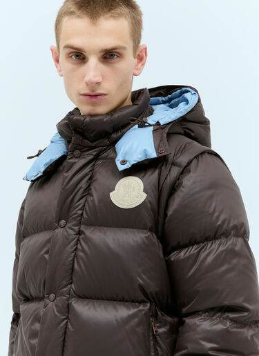 Cyclone 2-In-1 Down Jacket Moncler Cyclone 2-In-1 Down Jacket Brown mon0157014