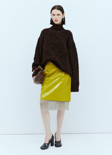 Dries Van Noten 테리나 울 스웨터 브라운 dvn0254028