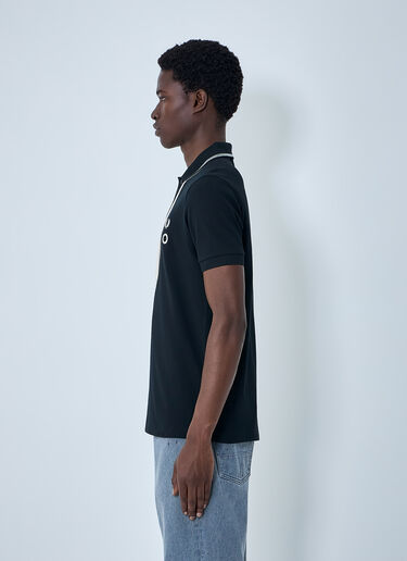 Fred Perry x Craig Green Embroidered Polo Shirt with Drawstring Detail Black fry0164001