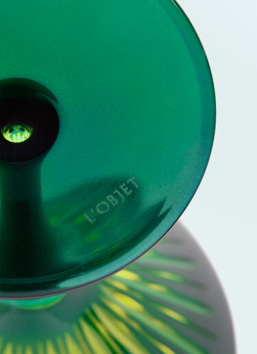 L'Objet Set Of Four Prism Martini Glasses Green wps0691628