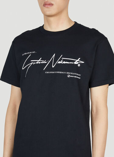 DTF.NYC Satoshi Nakamoto T-Shirt Black dtf0152011