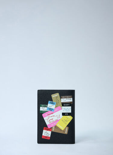 Balenciaga Grain Leather Passport Holder Black bal0162017