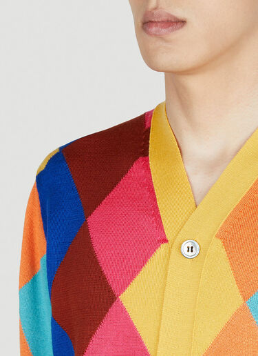 Comme Des Garçons Homme Plus 菱格开衫 黄色 hpl0152005