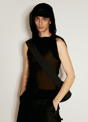 Rick Owens 쿤트 베이스볼 캡  블랙 ric0156018