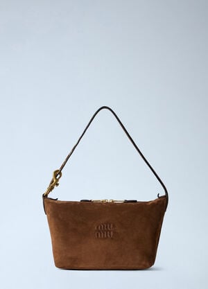 Miu Miu 스피릿 스웨이드 백 브라운 miu0366055