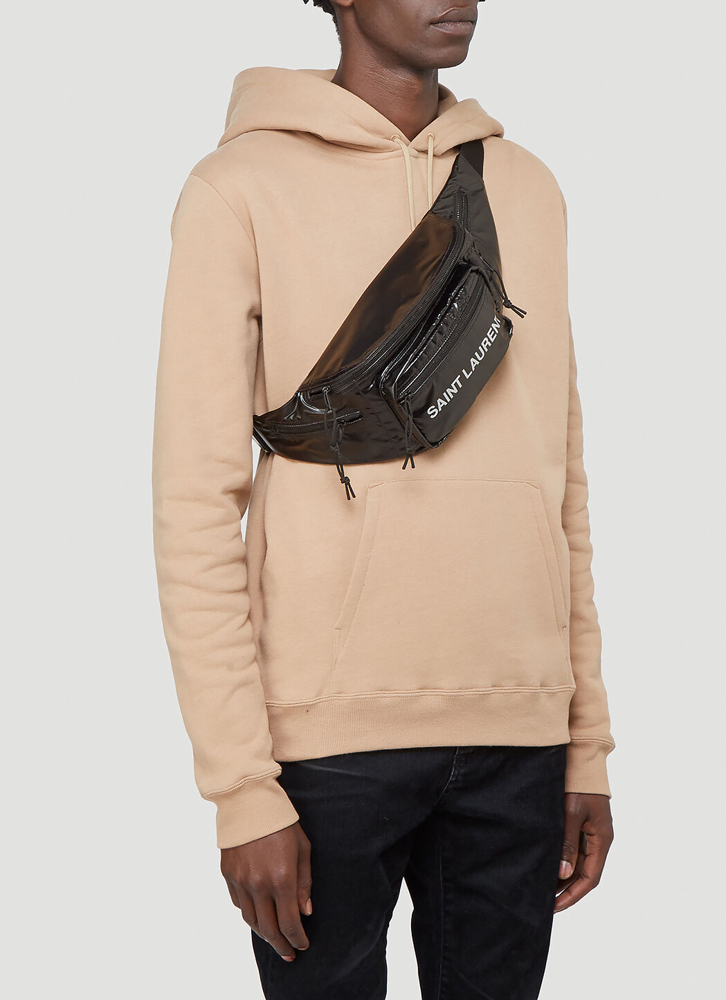 数量限定セール  Saint Laurent NUXX Belt Bag in Black | LN-CC ボディバッグ/ウエストポーチ