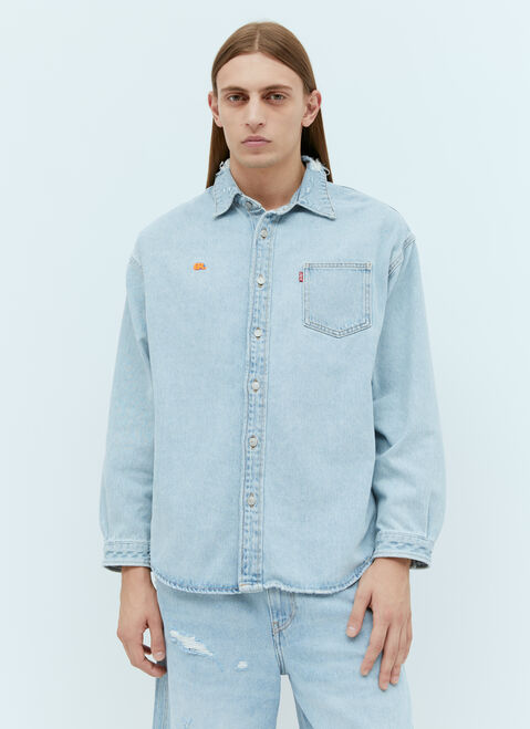 ERL x Levis Denim Overshirt Blue erl0154020