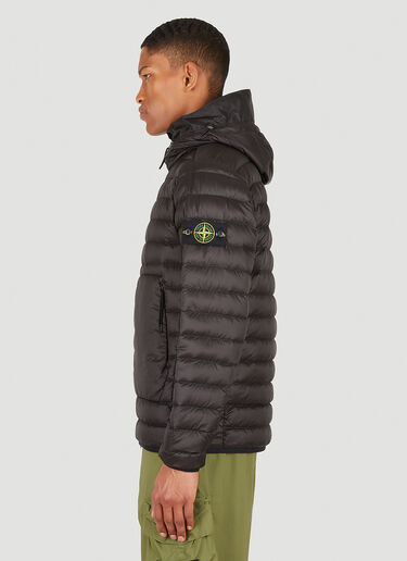 Stone Island Hooded Quilted Jacket Brown sto0148011