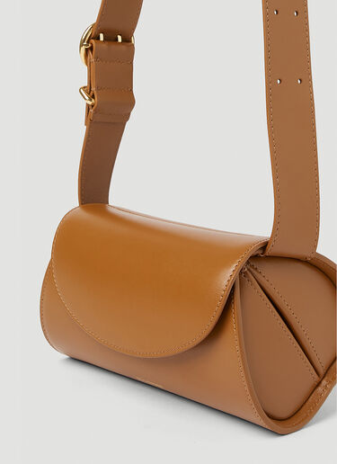 Cannolo Mini Shoulder Bag Jil Sander Cannolo Mini Shoulder Bag Brown jil0251027
