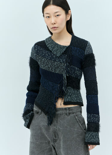 Acne Studios Fringe Sweater Blue acn0254014