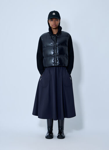 Wool-And-Cashmere-Blend Cardigan Moncler Wool-And-Cashmere-Blend Cardigan Black mon0263043