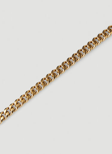 Alexander McQueen Chain Choker Necklace Gold amq0247069