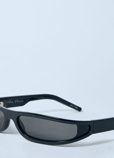 Fog Sunglasses Rick Owens Fog Sunglasses Black ric0359003