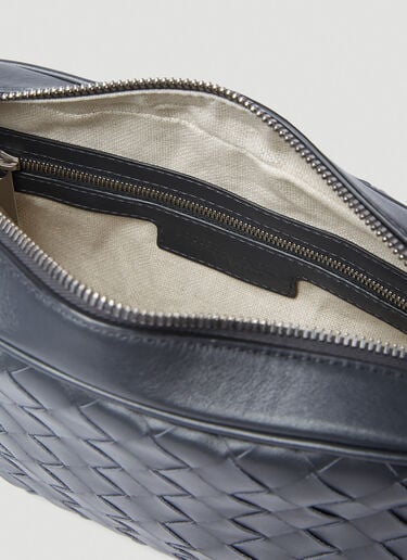 Bottega Veneta Small Intrecciato Camera Bag Black bov0155023