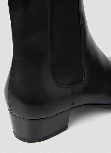 Saint Laurent Heeled Chelsea Boots Black sla0145030