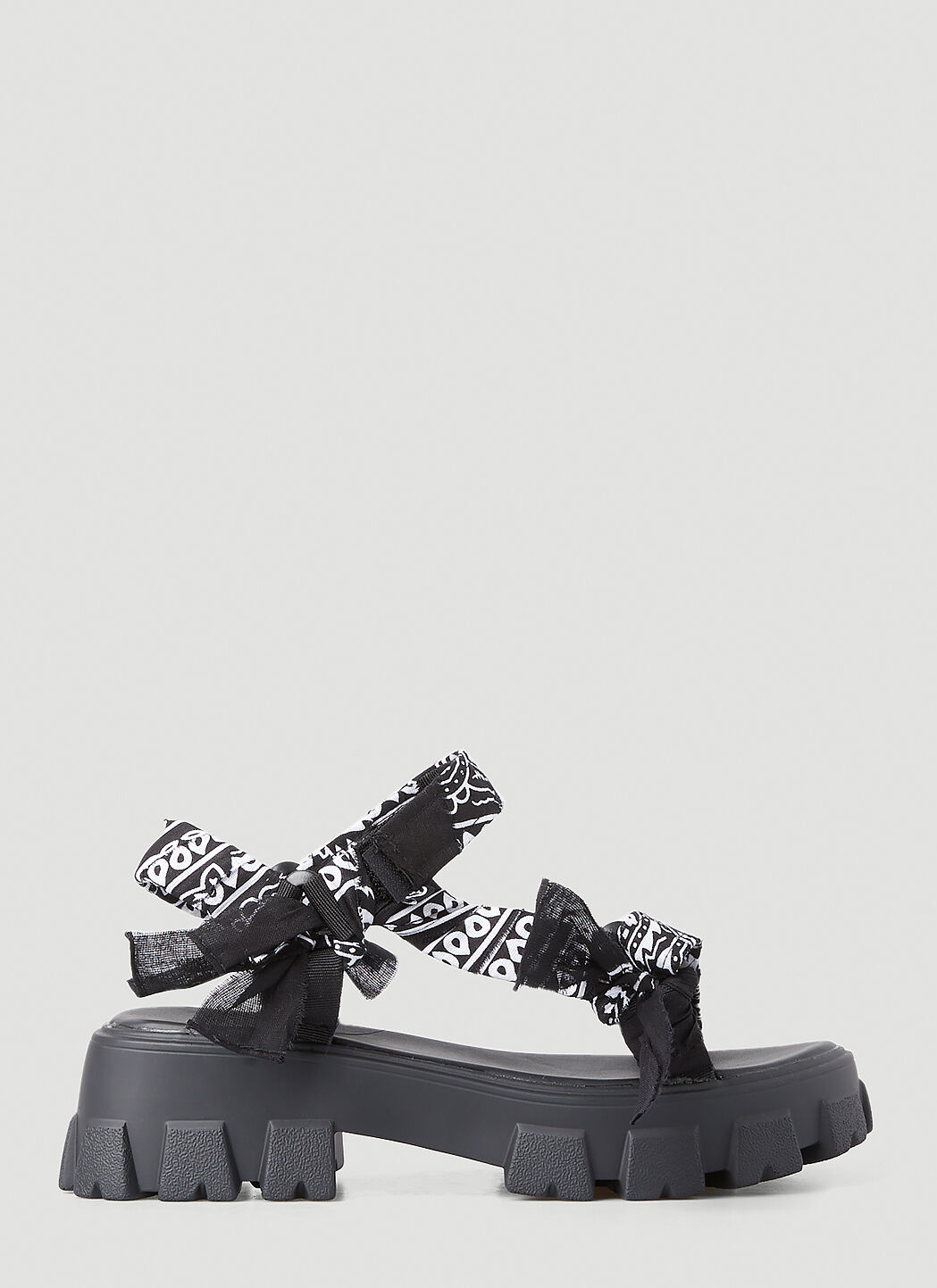 Arizona Love Trekky Sporty Platform Sandals en Black LN CC