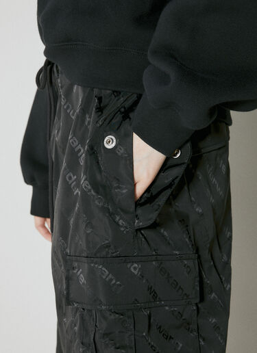 ジャカード カーゴパンツ Alexander Wang ジャカード カーゴパンツ ブラック awg0254011