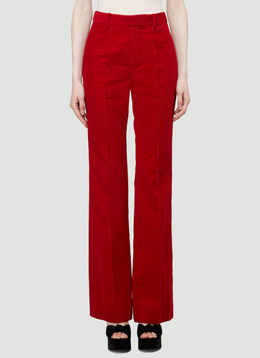 Saint Laurent Corduroy Pants Red sla0241018