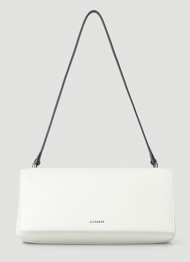 Jil Sander Journal Shoulder Bag in White