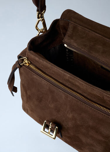 Suede Explore Crossbody Bag Prada Suede Explore Crossbody Bag Brown pra0262109