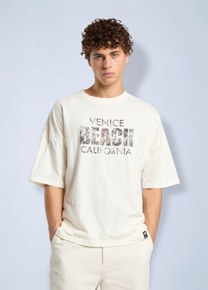 Palm Angels Cali Vibes Loose Tee White pma0166243