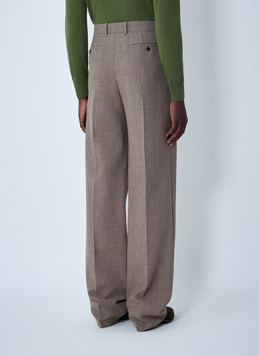 Wide-Leg Tailored Panrs Saint Laurent Wide-Leg Tailored Panrs Beige sla0162029