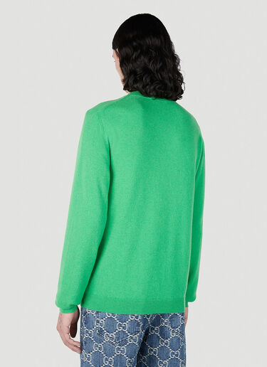 Horsebit Sweater Gucci Horsebit Sweater Green guc0152039