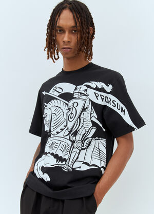 Burberry EKD Print T-Shirt Dark Brown bur0159015