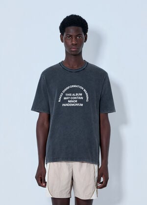 ACMH Graphic Print Cotton T-Shirt Grey acm0164008