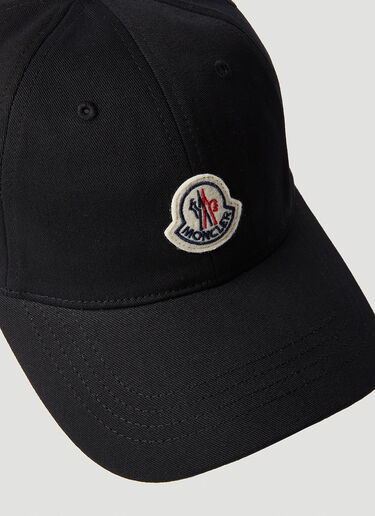 Moncler 徽标贴饰棒球帽 黑色 mon0151041