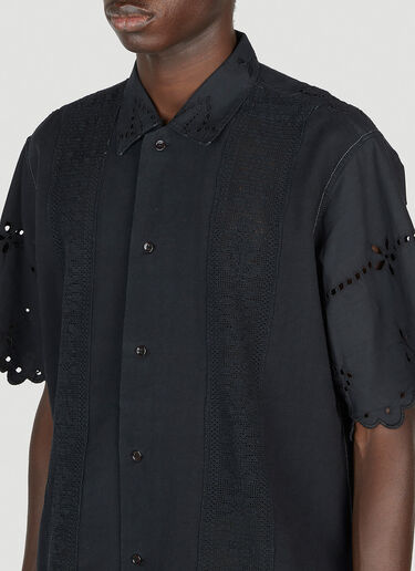 Embroidered Shirt Diomene Embroidered Shirt Black dio0153004