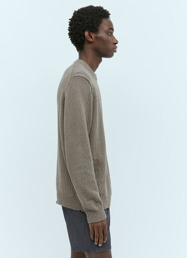 Stone Island Textured Knit Sweater Grey sto0156084