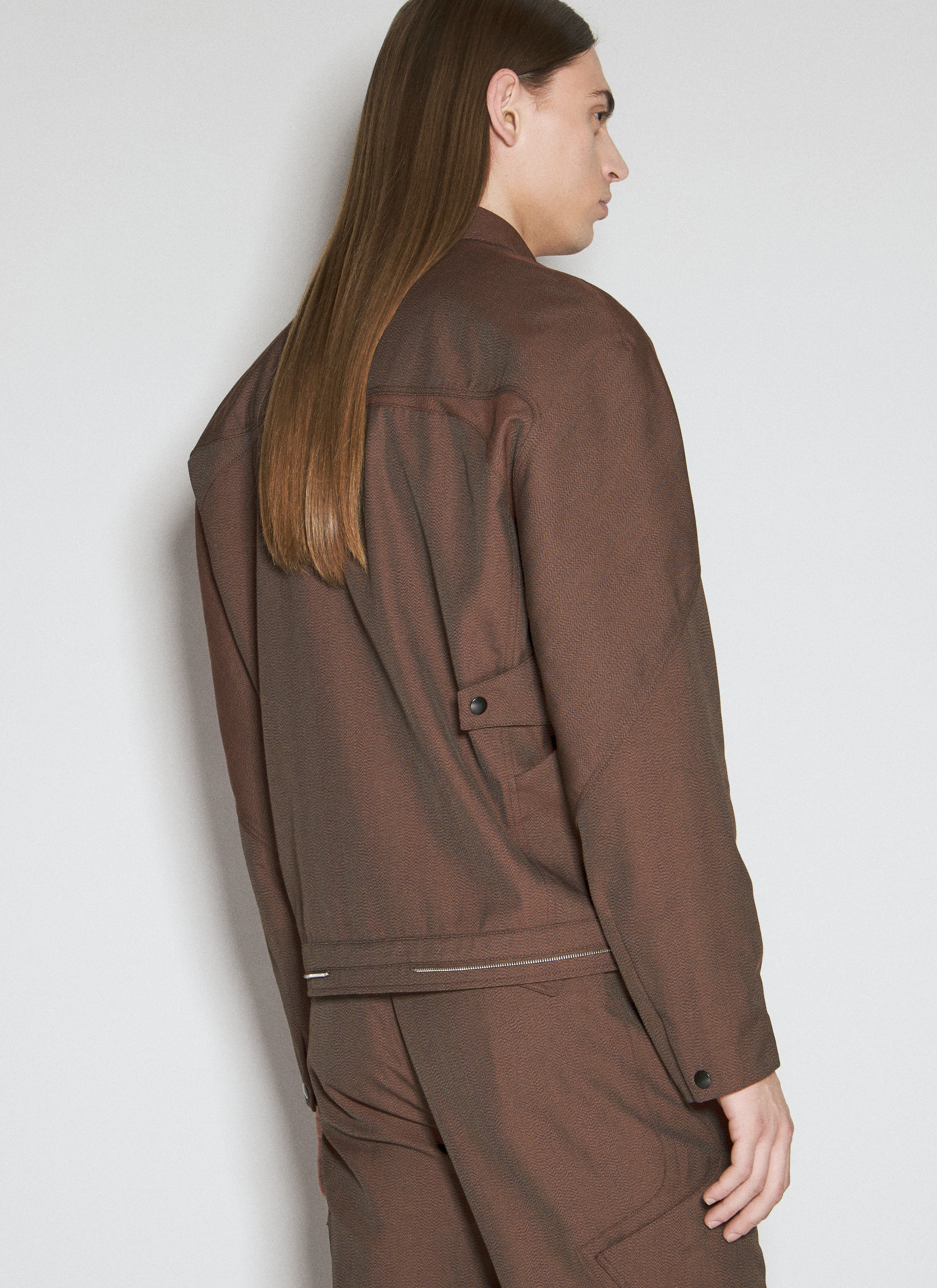 Kiko Kostadinov Men's' Tonino Utility Jacket in Brown | LN-CC®