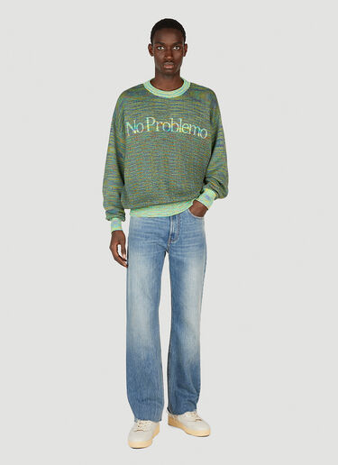 Reverse Problemo Sweater Aries Reverse Problemo Sweater Green ari0152018