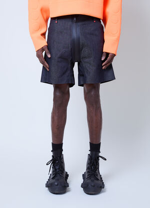 Walter Van Beirendonck x G-STAR Embossed Denim Shorts White wlt0160029